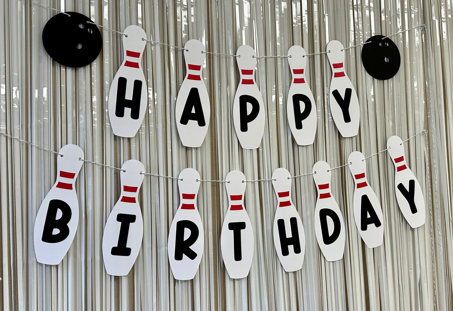 Bowling Birthday Banner