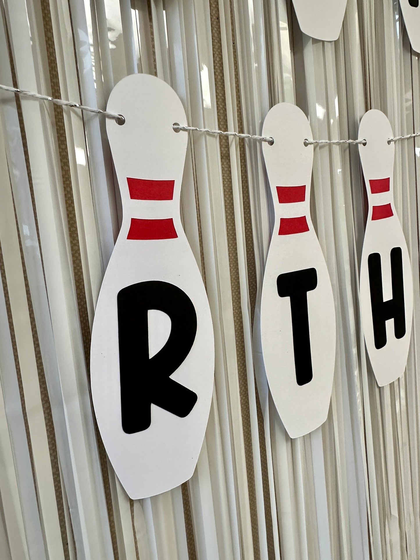 Bowling Birthday Banner