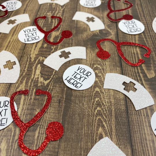 Personalized Nursing Graduation Confetti