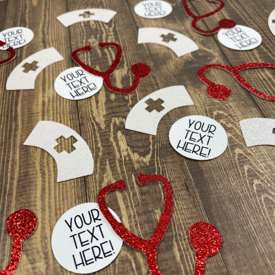 Personalized Nursing Graduation Confetti