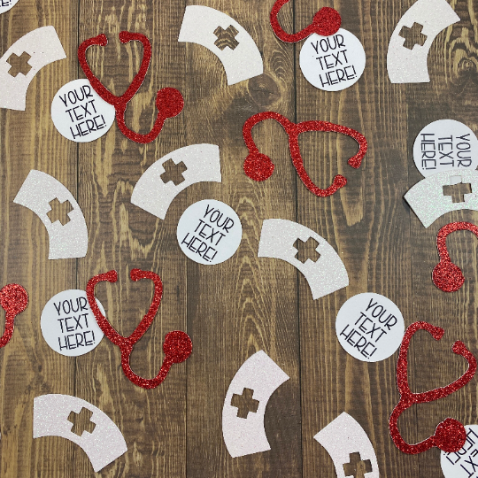 Personalized Nursing Graduation Confetti
