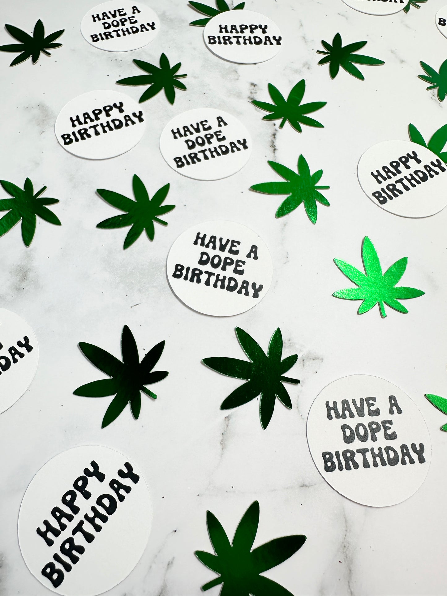 Marijuana Leaf Confetti