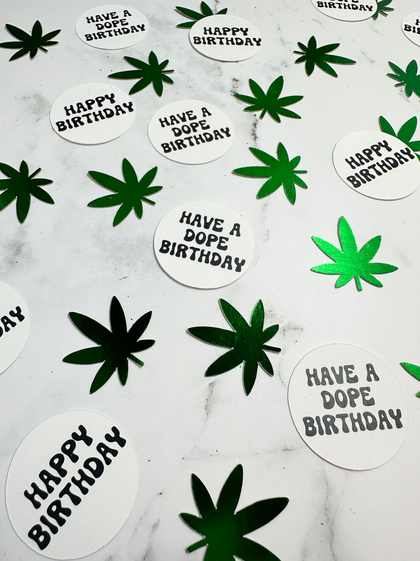 Marijuana Leaf Confetti