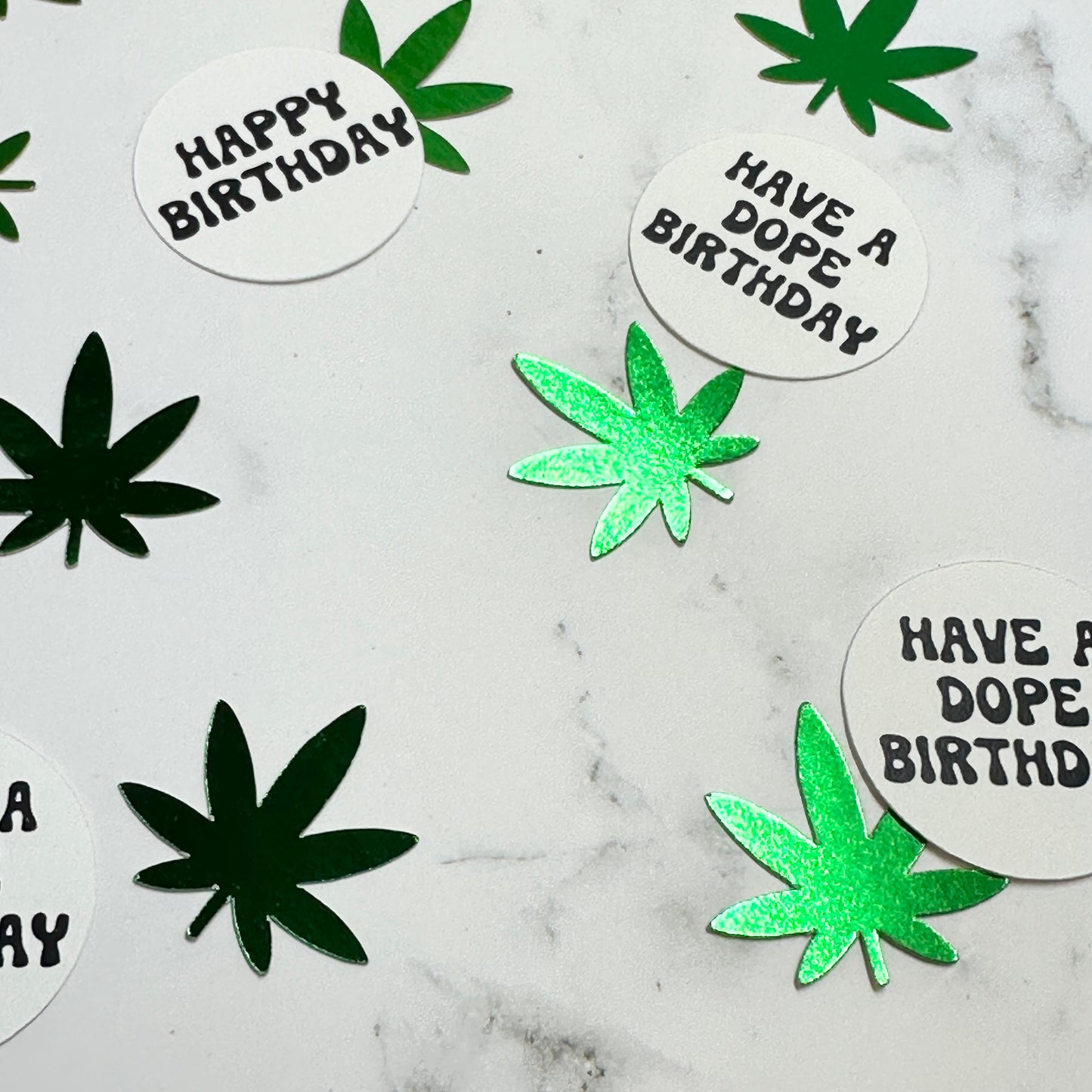 Marijuana Leaf Confetti