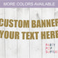 Custom Text Banner