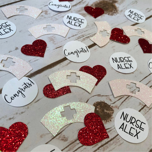 Personalized Nursing Graduation Confetti