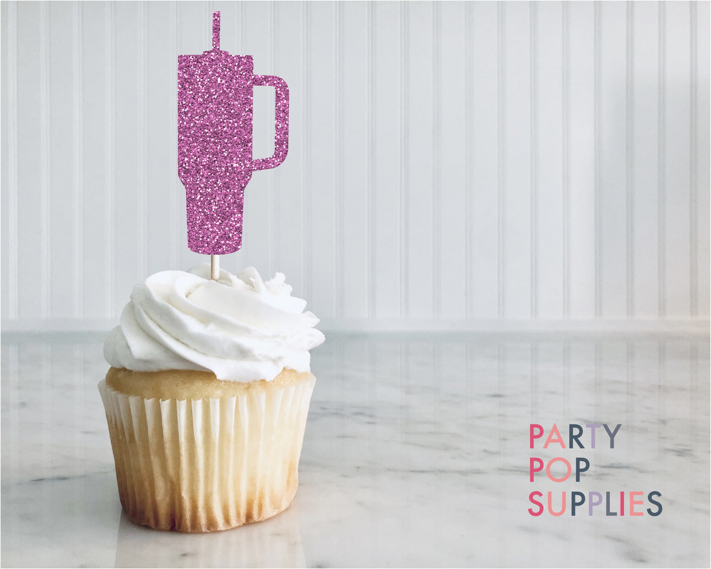 Tumbler Cupcake Toppers