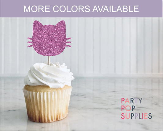 Cat Cupcake Toppers