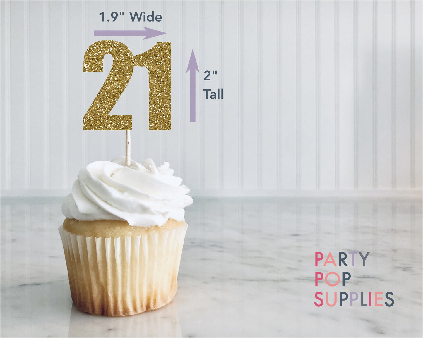 21 Cupcake Toppers